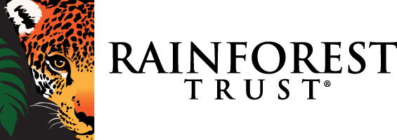 Donor organizations logos including MISEREOR, European Union, Fund Global Human Rights, and Rainforest Trust